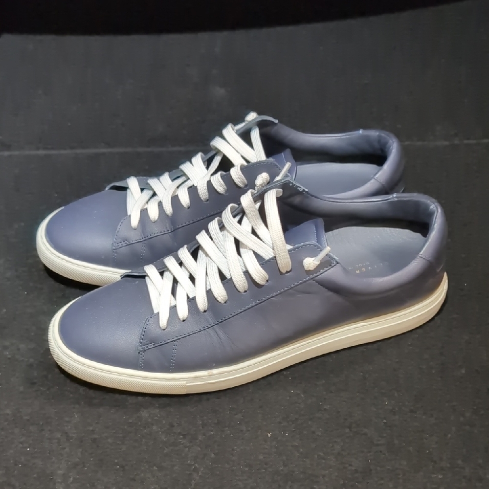 Oliver Cabell Navy and White Sneakers